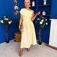 Savanna Detailed Midaxi Dress Yellow