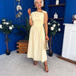 Savanna Detailed Midaxi Dress Yellow