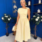 Savanna Detailed Midaxi Dress Yellow
