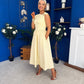 Savanna Detailed Midaxi Dress Yellow