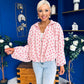 Shelly Polka Bomber Jacket Pwr Pink