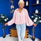 Shelly Polka Bomber Jacket Pwr Pink