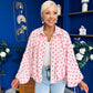 Shelly Polka Bomber Jacket Pwr Pink