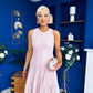 Valerie Lace Detail Occasion Dress Pwr Pink