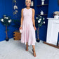 Valerie Lace Detail Occasion Dress Pwr Pink
