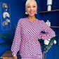 Bevin Belted Midi Dress Polka Pink