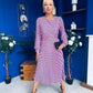 Bevin Belted Midi Dress Polka Pink