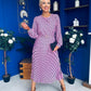 Bevin Belted Midi Dress Polka Pink