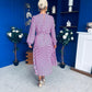 Bevin Belted Midi Dress Polka Pink