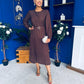 Bevin Belted Midi Dress Polka Coco