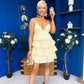 Katia Layered Mini Dress Yellow