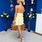 Katia Layered Mini Dress Yellow