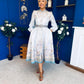 Zoe Detailed Occasion Shirt Dress Pwr Blue