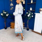 Zoe Detailed Occasion Shirt Dress Pwr Blue