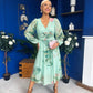 Bronagh Banded Midi Dress Floral Pastel Green