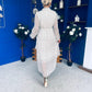 Dolores Layered Occasion Dress Polka Cream