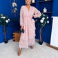 Dolores Layered Occasion Dress Polka Pink