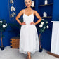Kelly Crochet Detail Occasion Dress Cream
