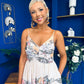 Riana Prinred Strappy Midaxi Dress