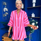 Ellie-May Striped Playsuit Pink