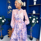 Chloe Embellished Midi Shirt Dress Floral
