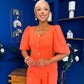 Daniella Detailed Top And Trouser Set Coral
