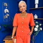 Daniella Detailed Top And Trouser Set Coral