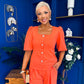 Daniella Detailed Top And Trouser Set Coral