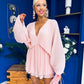 Beky Micro Pleat Playsuit Pwr Pink