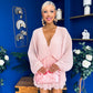 Beky Micro Pleat Playsuit Pwr Pink