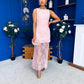 Pauline Detailed Midi Dress Blush