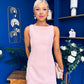 Pauline Detailed Midi Dress Blush
