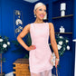 Pauline Detailed Midi Dress Blush