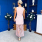 Pauline Detailed Midi Dress Blush