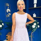 June Lace Detail Occasion Dress Lilac