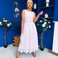 June Lace Detail Occasion Dress Lilac