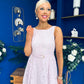 June Lace Detail Occasion Dress Lilac