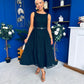 June Lace Detail Occasion Dress Black