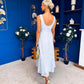June Lace Detail Occasion Dress Pwr Blue