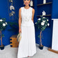 Bernice Detailed Waistcoat & Skirt Set White