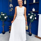 Bernice Detailed Waistcoat & Skirt Set White