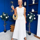 Bernice Detailed Waistcoat & Skirt Set White