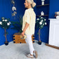 Suzanne Detailed Shirt Collar Top Yellow