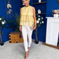 Lana Layered Sleeveless Top Yellow