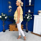 Lana Layered Sleeveless Top Yellow