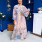 Janette 3d Floral Detail Shirt Dress Floral