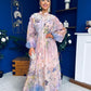 Janette 3d Floral Detail Shirt Dress Floral