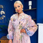 Janette 3d Floral Detail Shirt Dress Floral