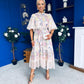 Quin Detailed Midi Shirt Dress Floral