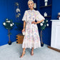 Quin Detailed Midi Shirt Dress Floral